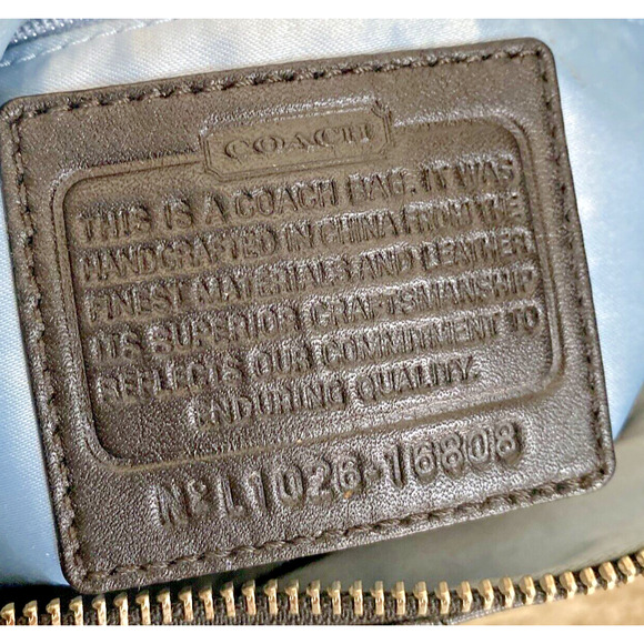 COACH Kristin New York Black Leather Satchel Shoulder Bag Purse Silver Hardware - Picture 12 of 12